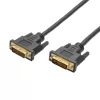 Akyga AK-AV-02 kabel DVI-I Dual Link 24+5 pin, 1,8 m, czarny