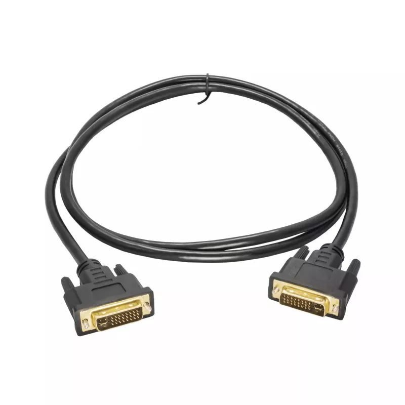 Akyga AK-AV-02 kabel DVI-I Dual Link 24+5 pin, 1,8 m, czarny