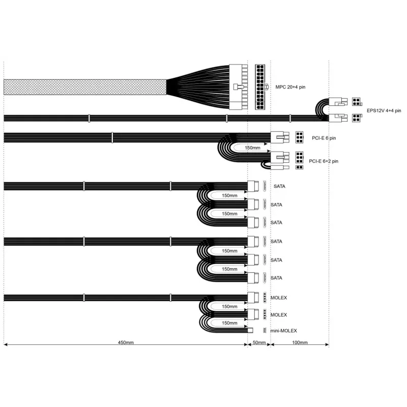 Zasilacz Akyga AK-U4-400 400 W