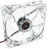Akyga AW-12A-BG wentylator obudowy 120 mm, 4 zielone diody LED, Molex