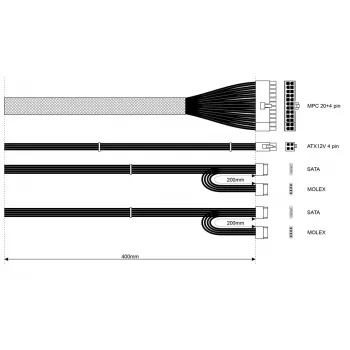 Zasilacz Akyga AK-I1-200 200 W