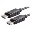 Kabel DisplayPort Akyga AK-AV-10, męski–męski, pozłacane wtyki, 1,8 m, czarny