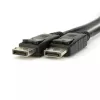 Kabel DisplayPort Akyga AK-AV-10, męski–męski, pozłacane wtyki, 1,8 m, czarny