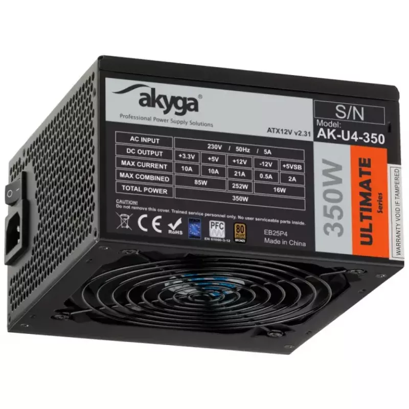 Zasilacz Akyga AK-U4-350 350 W