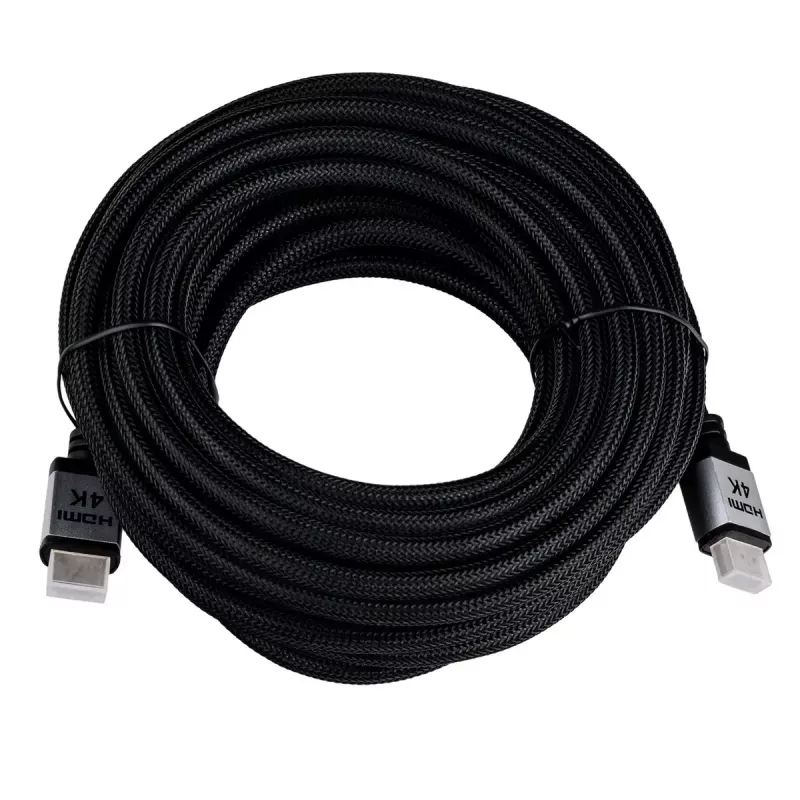 Akyga AK-HD-100P kabel HDMI 2.0 w oplocie, seria PRO, 10 m, czarny