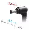 Akyga AK-ND-31 samochodowy zasilacz do laptopów Asus / Toshiba, 65 W, 19 V / 3,42 A, 5,5 x 2,5 mm, wejście 12 V