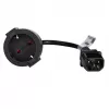 Kabel zasilający Akyga AK-PC-10A — CEE7/4 do IEC, 0,15 m, 10 A, 250 V, czarny