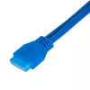Kabel USB Akyga AK-CA-62 USB 3.2 Gen 1 65 m 2 x USB 3.0 niebieski