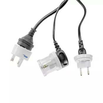 Zasilacz Akyga AK-AD-61 — wewnętrzny 110–240 V, kompaktowy biały 48×48×86 mm
