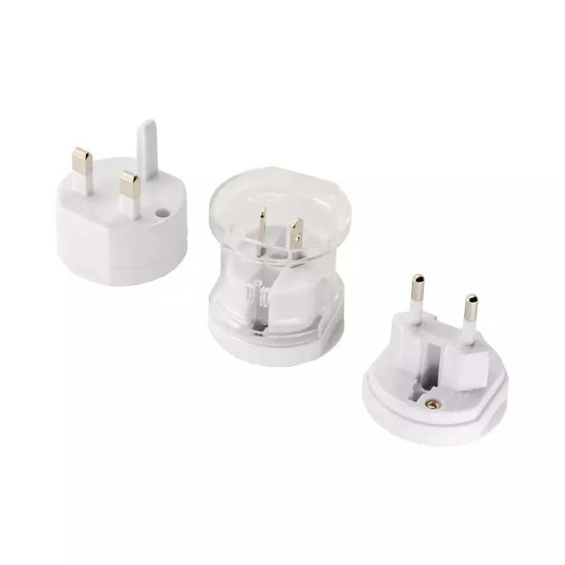 Zasilacz Akyga AK-AD-61 — wewnętrzny 110–240 V, kompaktowy biały 48×48×86 mm