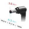 Zasilacz/przetwornica Akyga AK-ND-73 — Wewnętrzny 100 W, napięcie wejściowe 100–250 V, kabel 1,2 m, czarny