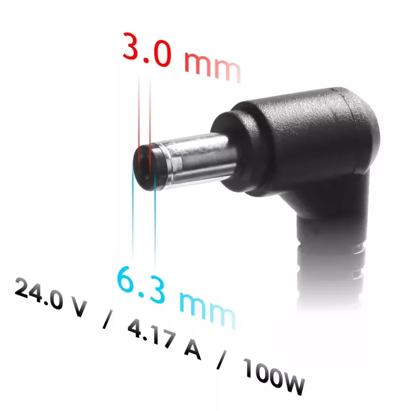 Zasilacz/przetwornica Akyga AK-ND-73 — Wewnętrzny 100 W, napięcie wejściowe 100–250 V, kabel 1,2 m, czarny