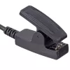 Akyga AK-SW-18 kabel USB do ładowania z klipsem do Garmin Forerunner 230 / 235 / 630 / 645 / 735XT, 1 m, czarny
