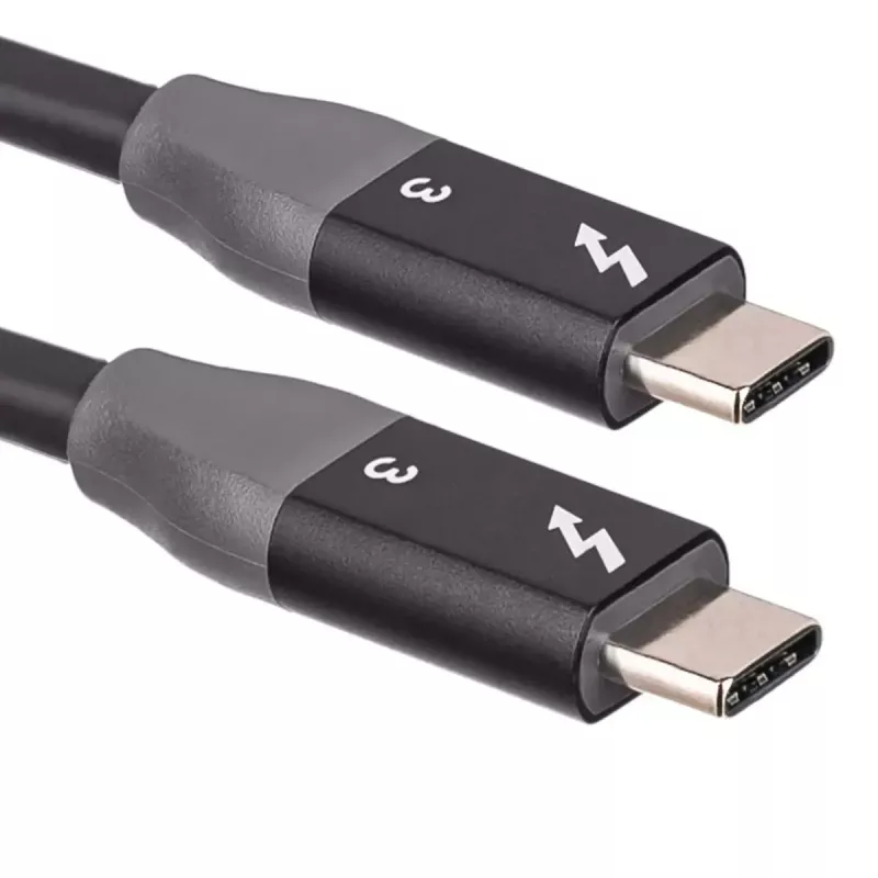 Akyga AK-USB-34 kabel USB-C – USB-C Thunderbolt 3, 40 Gb/s, 100 W, 1,5 m, czarny