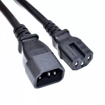Kabel zasilający Akyga AK-UP-06 1,8 m IEC C14 C15 250 V