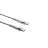 Kabel USB C do USB C Akyga AK-USB-41, USB 2.0, 1,8 m, biały