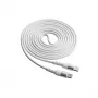 Kabel USB C do USB C Akyga AK-USB-41, USB 2.0, 1,8 m, biały