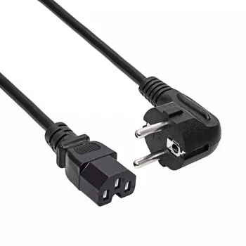 Kabel zasilający Akyga AK-UP-08 CEE 7/7 do IEC C15, długość 1,8 m