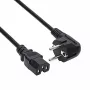 Kabel zasilający Akyga AK-UP-08 CEE 7/7 do IEC C15, długość 1,8 m