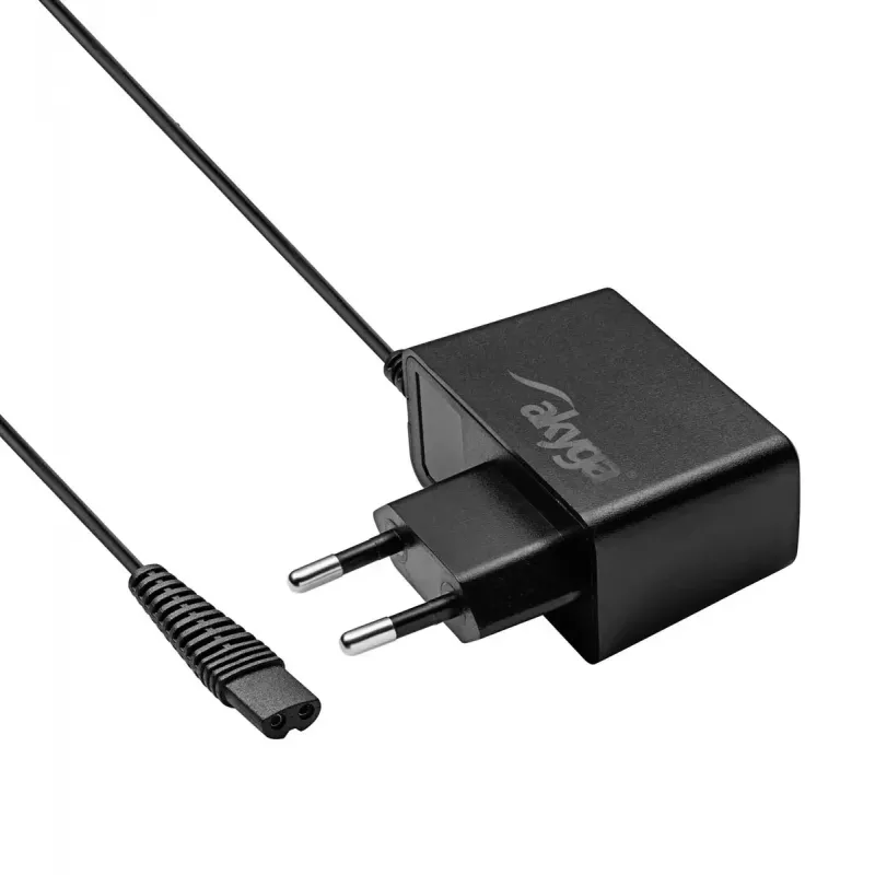 Zasilacz/inwerter Akyga AK-PD-23 do golarki, wewnętrzny 100–240 V, 4,8 W, czarny, kabel 1,8 m