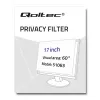 Bezramkowy filtr prywatyzujący Qoltec 51063 43,2 cm (17 cali)