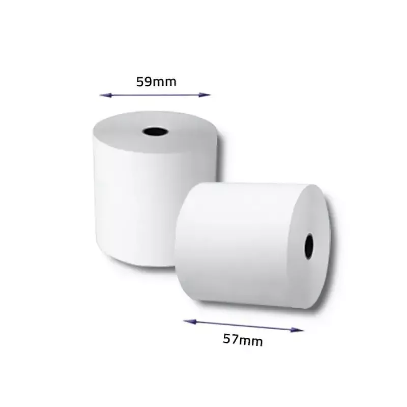 Rolka termiczna QOLTEC 57 x 40 mm 55 g/m² bez BPA — QOLTEC 51897