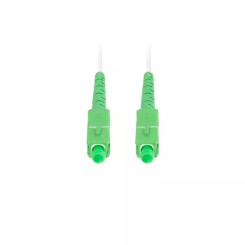 Światłowodowy kabel krosowy LANBERG FO-SASA-SS21-0100-WH 10 m, G.657.A2, SC–SC, 125 µm, biały