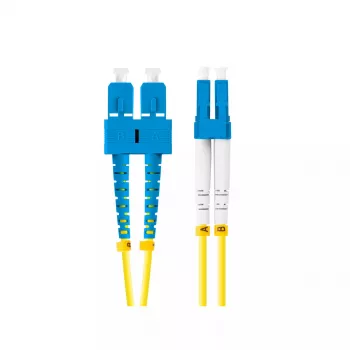Kabel światłowodowy LANBERG FO-SULU-SD11-0020-YE, 2 m, G.657.A1, SC na LC, żółty