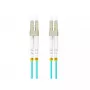 Kabel światłowodowy LANBERG FO-LULU-MD31-0050-TQ, OM3, LC–LC, 5 m, Aqua