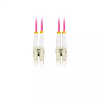 Kabel światłowodowy LANBERG FO-LULU-MD41-0050-VT 5 m OM4 LC–LC Fioletowy