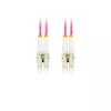 Kabel światłowodowy LANBERG FO-LULU-MD41-0100-VT 10 m OM4 LC–LC