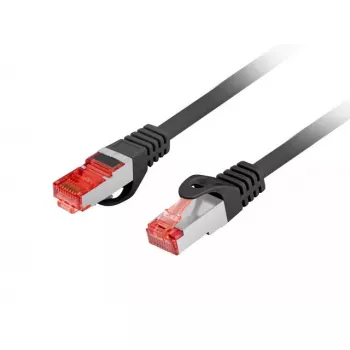 Kabel sieciowy Lanberg PCF6-10CU-0025-BK RJ-45 Cat6 0,25 m Czarny