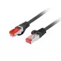 Kabel sieciowy Lanberg PCF6-10CU-0025-BK RJ-45 Cat6 0,25 m Czarny