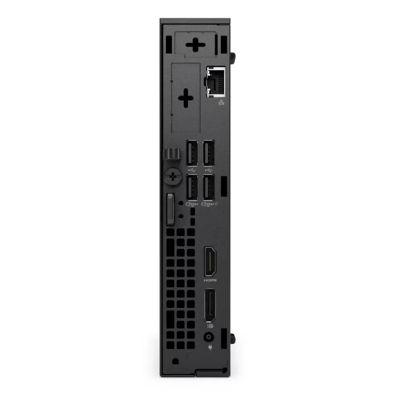 Mini PC Dell Pro QCM1255 — AMD Ryzen 7 PRO 8700GE, 16 GB DDR5, 512 GB SSD, Windows 11 Pro, Micro PC, czarny