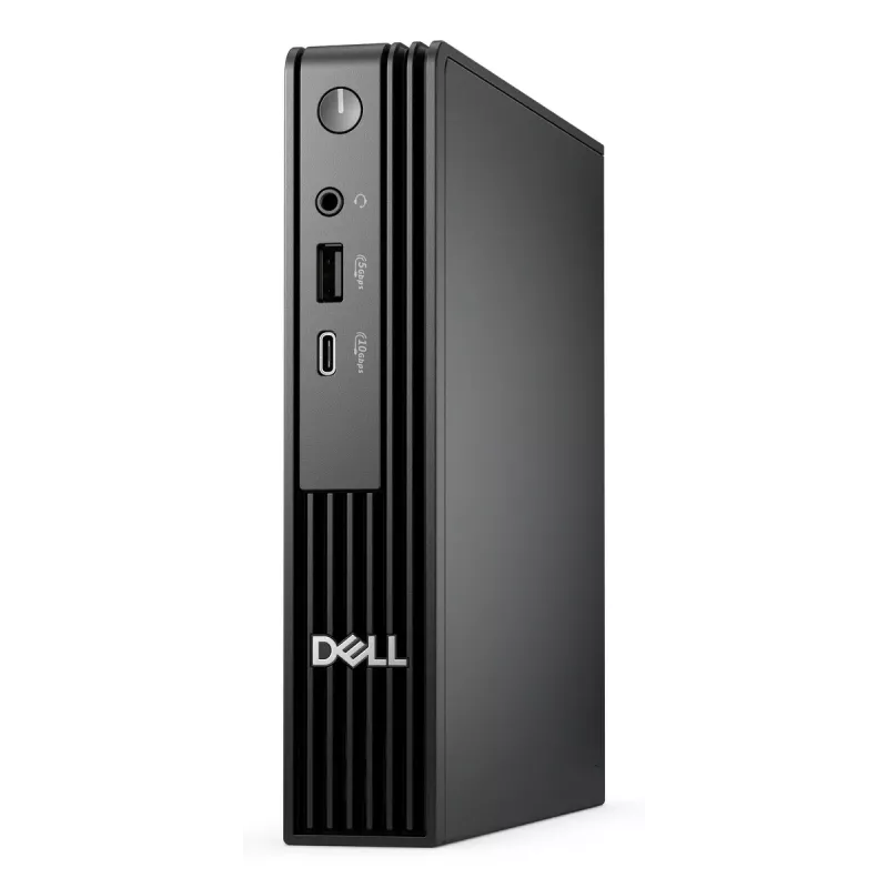 Mini PC Dell Pro QCM1255 — AMD Ryzen 7 PRO 8700GE, 16 GB DDR5, 512 GB SSD, Windows 11 Pro, Micro PC, czarny