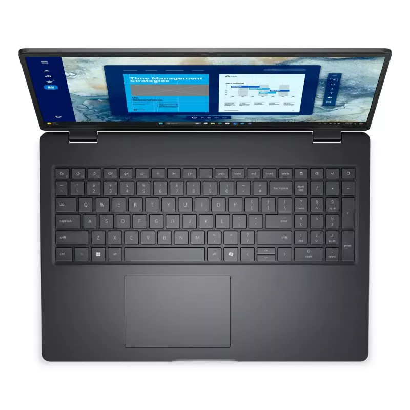 Laptop Dell Pro 16 PC16250 — Intel Core 7 150U, 16 cali (1920×1200) Full HD+, 16 GB DDR5, 512 GB SSD, Windows 11 Pro, Czarny