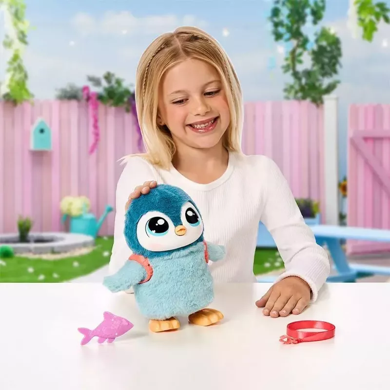 Interaktywna zabawka Cobi Little Live Pets Chodzący Pingwin Kiwaczek MO-26535, zasilany bateriami chodzący zwierzak
