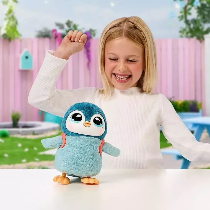 Interaktywna zabawka Cobi Little Live Pets Chodzący Pingwin Kiwaczek MO-26535, zasilany bateriami chodzący zwierzak