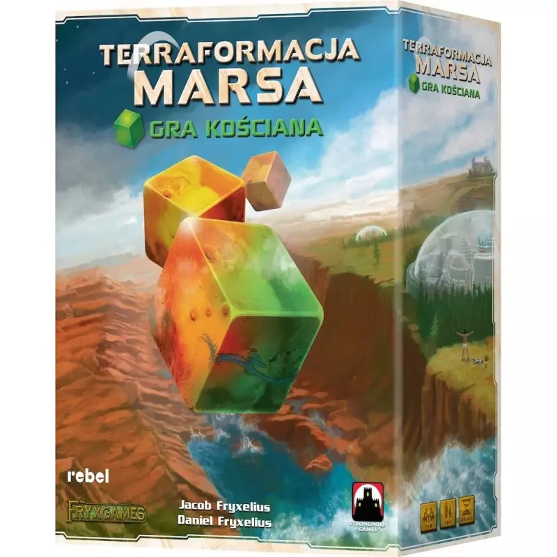 Gra planszowa Rebel Terraforming Mars: A Bone Game — tytułowy dodatek, pudełko bezzawieszkowe