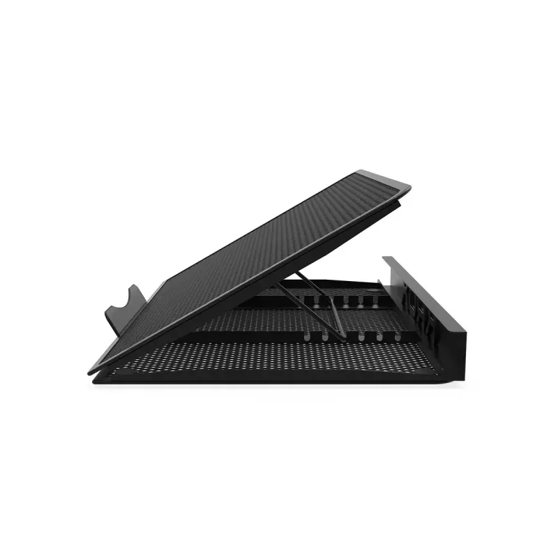 Podstawka pod laptop KRUX KRX0034 — regulowana wysokość, przenośna aluminiowa konstrukcja