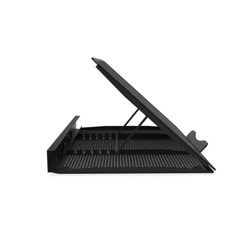 Podstawka pod laptop KRUX KRX0034 — regulowana wysokość, przenośna aluminiowa konstrukcja
