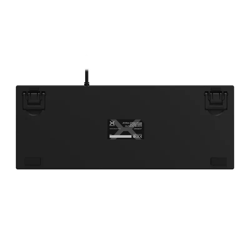 Klawiatura KRUX Atax PRO RGB Gaming USB QWERTY Angielska Czarna Tenkeyless Mechaniczna