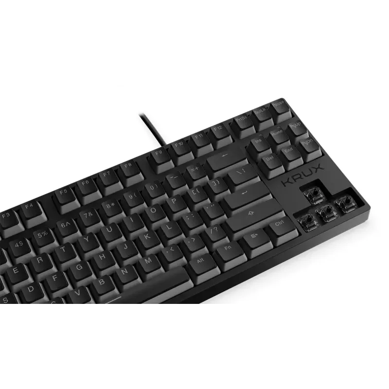 Klawiatura KRUX Atax PRO RGB Gaming USB QWERTY Angielska Czarna Tenkeyless Mechaniczna