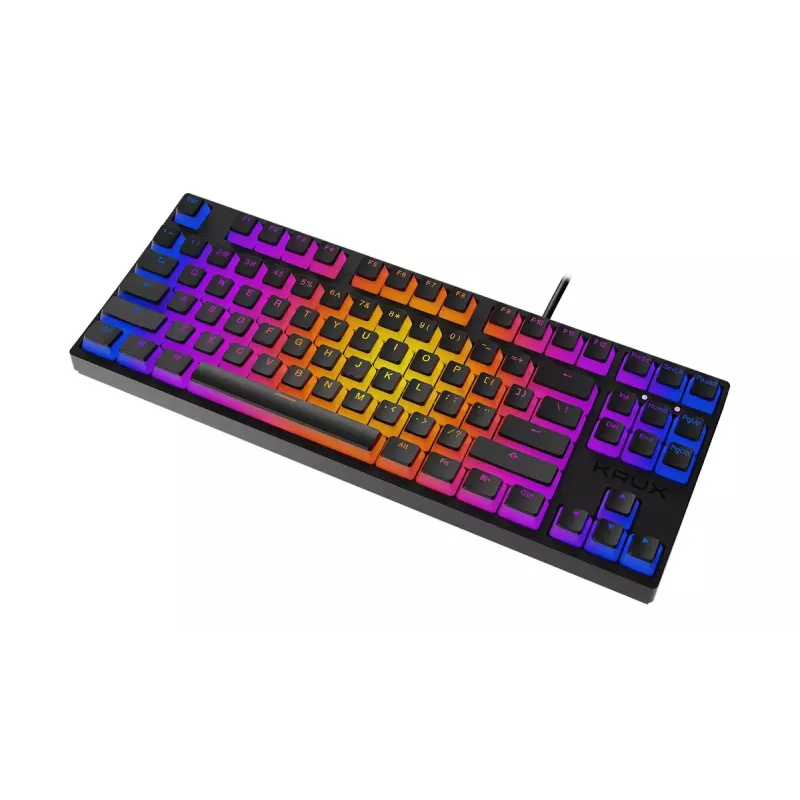 Klawiatura KRUX Atax PRO RGB Gaming USB QWERTY Angielska Czarna Tenkeyless Mechaniczna