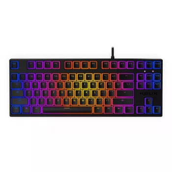 Klawiatura KRUX Atax PRO RGB Gaming USB QWERTY Angielska Czarna Tenkeyless Mechaniczna