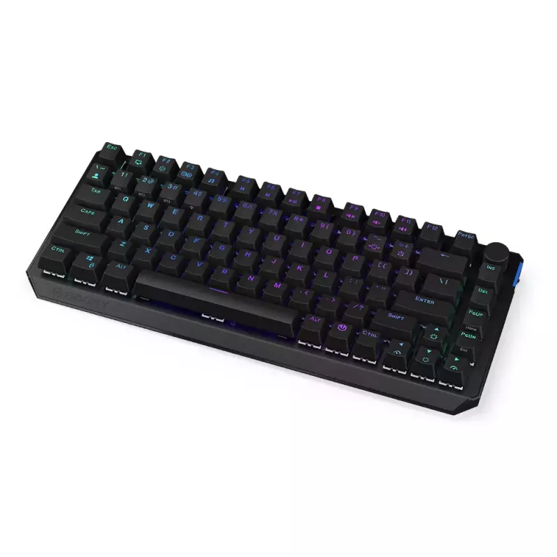 Klawiatura ENDORFY Thock 75% Wireless czerwony mechaniczna RGB LED czarna