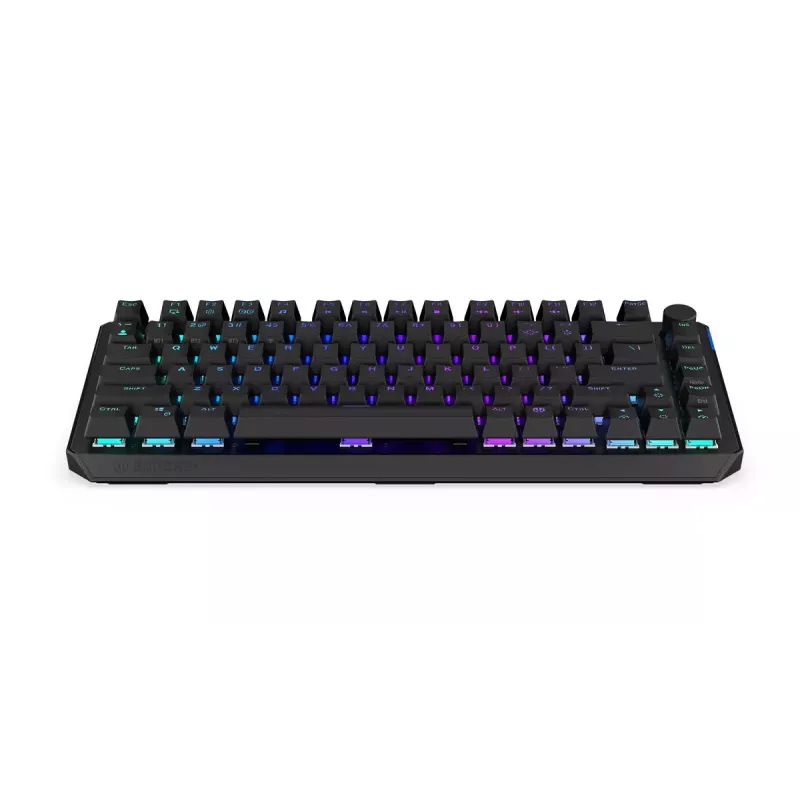 Klawiatura ENDORFY Thock 75% Wireless czerwony mechaniczna RGB LED czarna