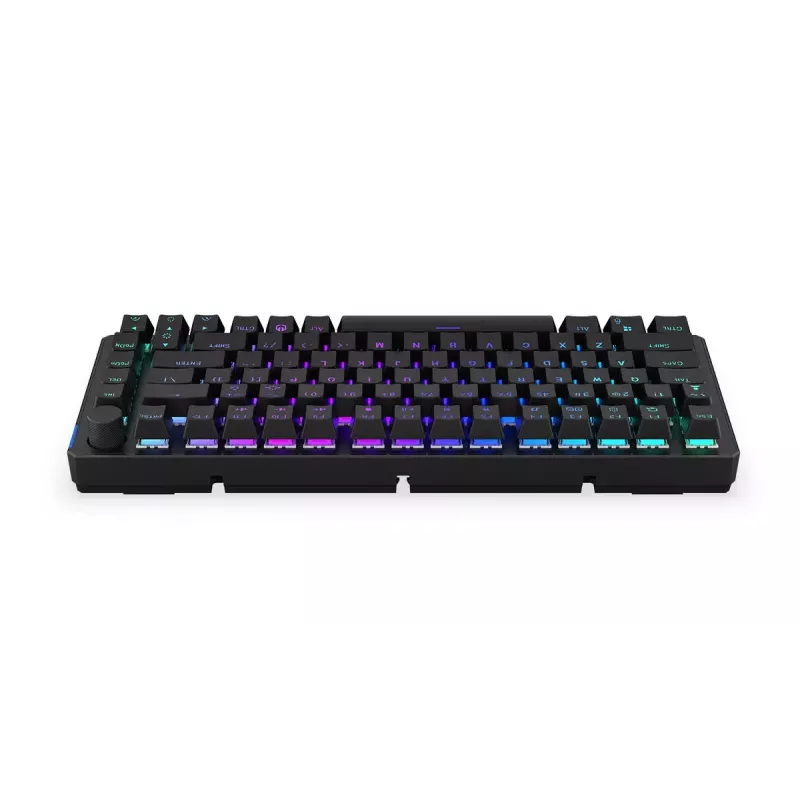 Klawiatura ENDORFY Thock 75% Wireless czerwony mechaniczna RGB LED czarna