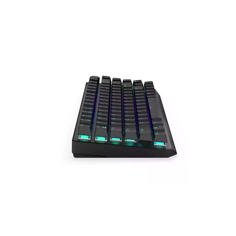 Klawiatura ENDORFY Thock 75% Wireless czerwony mechaniczna RGB LED czarna