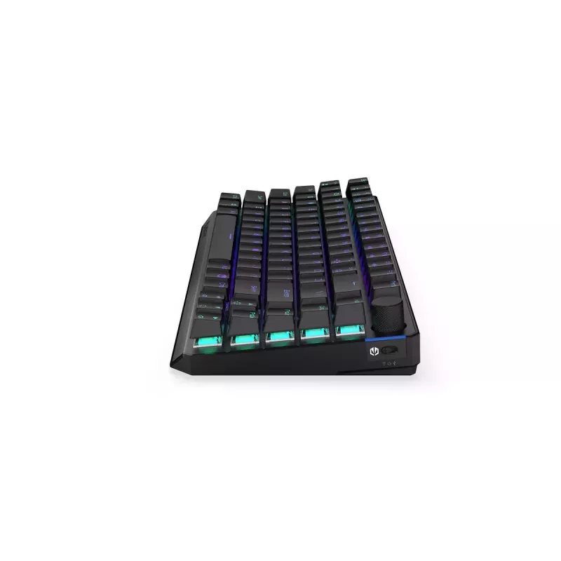 Klawiatura ENDORFY Thock 75% Wireless czerwony mechaniczna RGB LED czarna